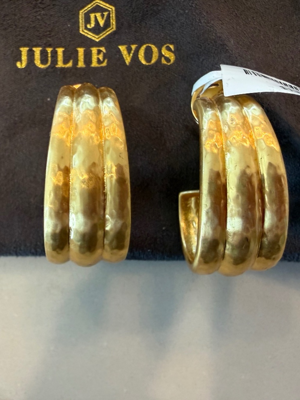 Julie Vos Cirque Hoop Earrings - Size Medium - NWT and Unworn - Picture 1 of 4